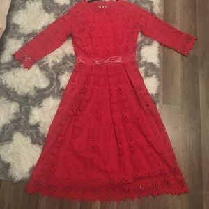 Dainty jewels hot pink dress💗